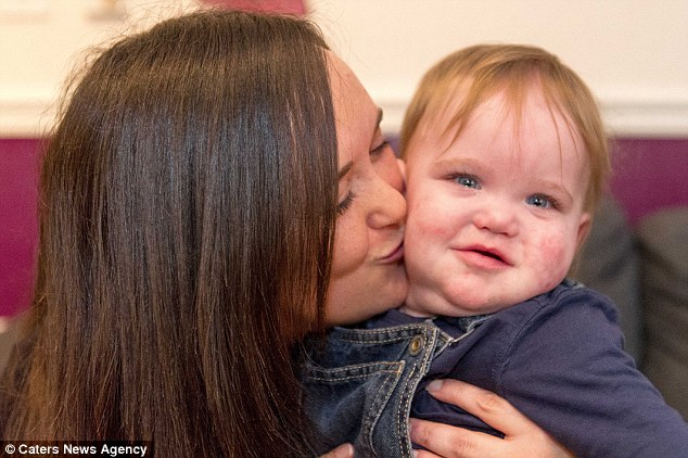 Finley with his mom, Image Source: DailyMail